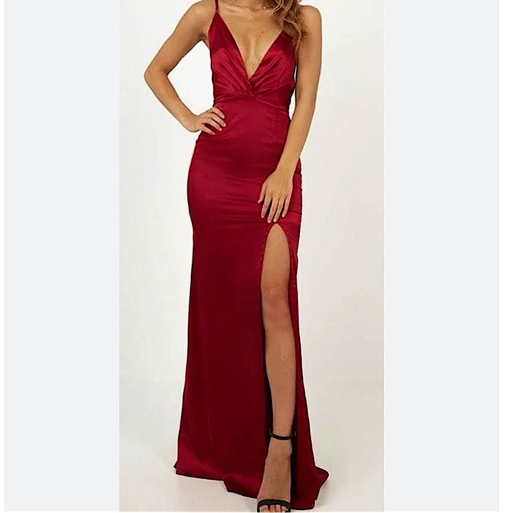 Showpo Red Maxi Dress